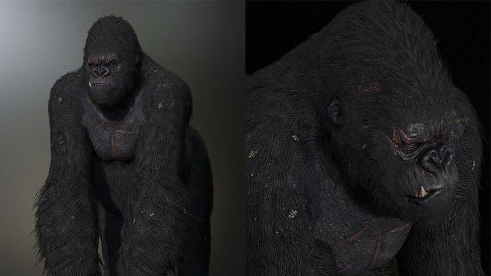 مدل سه بعدی کینگ کونگ King Kong