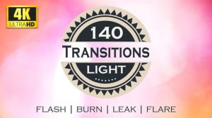 مجموعه فوتیج ترانزیشن نوری 4K Real Light Transitions