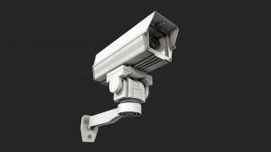 مدل سه بعدی دوربین مدار بسته CCTV Camera