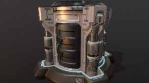 مدل سه بعدی آسانسور صنعتی Doom Props Elevator