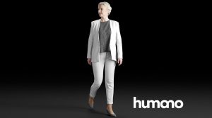 مدل سه بعدی زن در حال راه رفتن Elegant Woman Walking