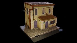مدل سه بعدی کافی شاپ فانتزی کوچک Little Coffee House