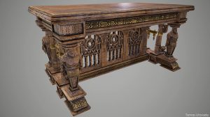 مدل سه بعدی میز قدیمی Old Table