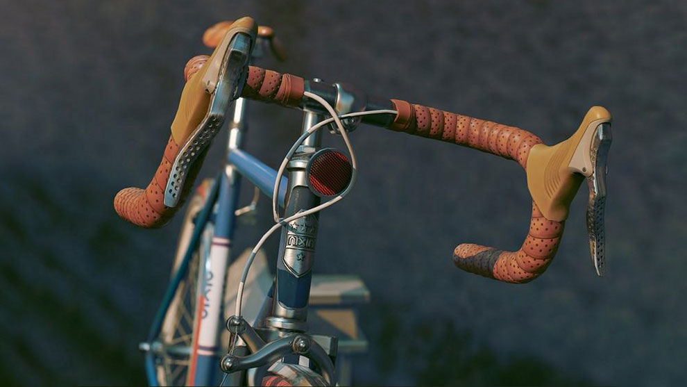 مدل سه بعدی دوچرخه جاده ای کلاسیک Classic Road Bike