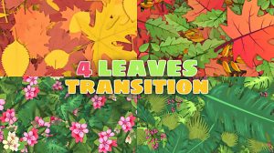 مجموعه فوتیج ترانزیشن برگ Leaves Transitions Pack 4