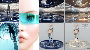 مجموعه مدل سه بعدی تکنولوژی پیشرفته Sci-Fi Essentials