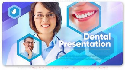 پروژه افترافکت پرزنتیشن دندانپزشکی Medical Dental Presentation