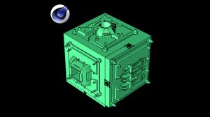 پلاگین سینمافوردی Poly Greeble ابزار ساخت سیستم صنعتی پیچیده