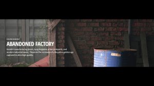 مجموعه تکسچر اجزای کارخانه متروکه Quixel Abondoned Factory