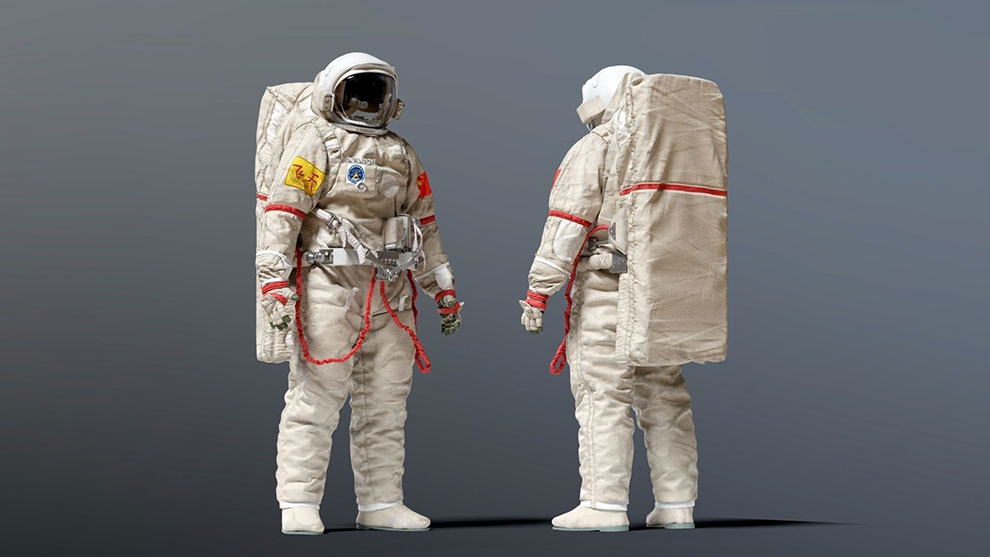 مدل سه بعدی لباس فضانورد چینی Spacesuit China Feitian