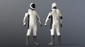 مدل سه بعدی لباس فضانورد Spacesuit SpaceX Dragon Starman