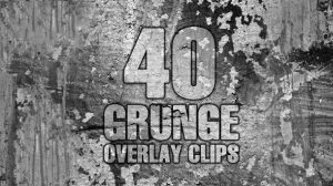مجموعه فوتیج زمینه گرانج Grunge Overlay Clips Pack