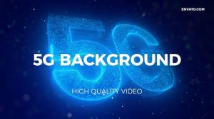 فوتیج موشن گرافیک زمینه متحرک شبکه 5G