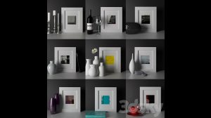 مجموعه مدل سه بعدی فریم هنری Art Frame