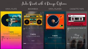 پروژه افترافکت ویژوالایزر صفحه و کاست Audio React Spectrum Visualizer