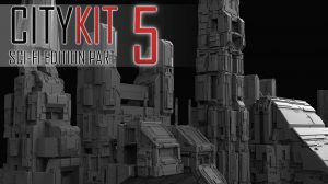 مجموعه مدل سه بعدی ساختمان CityKit Sci-Fi Edition Vol.5