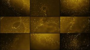 مجموعه فوتیج زمینه پارتیکلی طلایی Golden Particles Pack