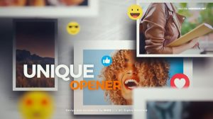 پروژه افترافکت افتتاحیه با نمایش عکس Intro Opener