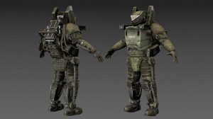مدل سه بعدی کاراکتر علمی تخیلی Exoskeletion