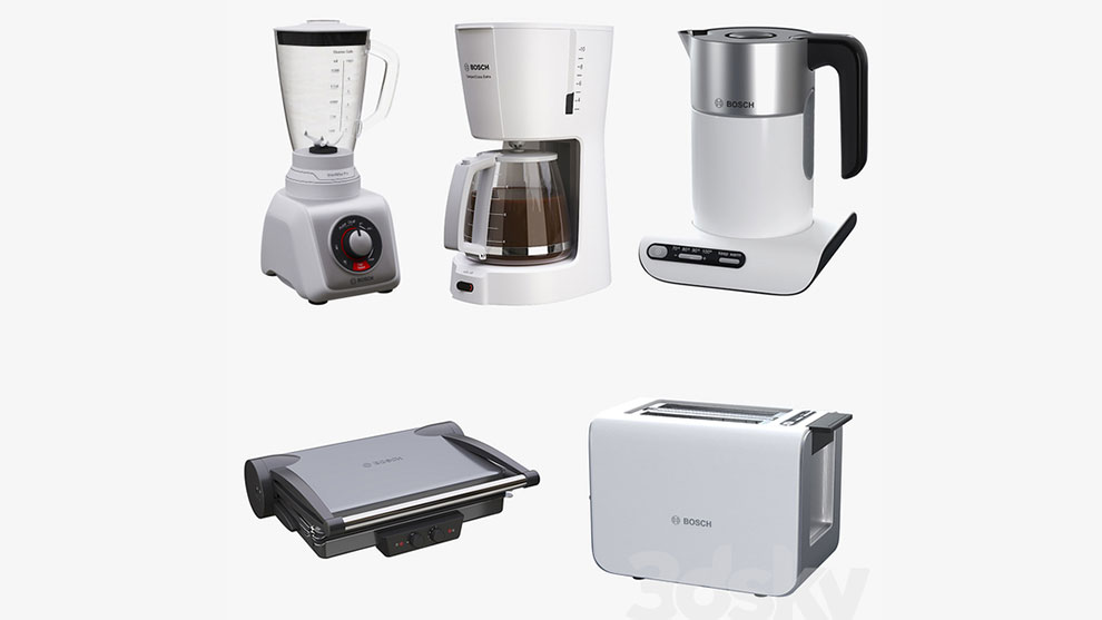 مجموعه مدل سه بعدی لوازم آشپزخانه Kitchen Appliance