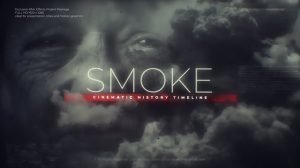پروژه افترافکت تایم لاین با دود Smoke History Timeline