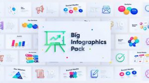 پروژه افترافکت مجموعه اینفوگرافیک Corporate Infographics Chart Toolkit