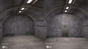 مدل سه بعدی پناهگاه Bunker Tunnel