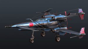 مدل سه بعدی هواپیما Diesel Punk Aircraft Concept