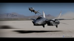 مدل سه بعدی جت F14 Stealth Concept