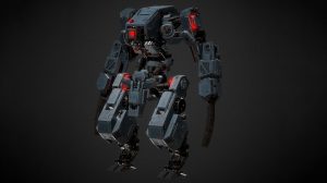 مدل سه بعدی ربات Mecha BL