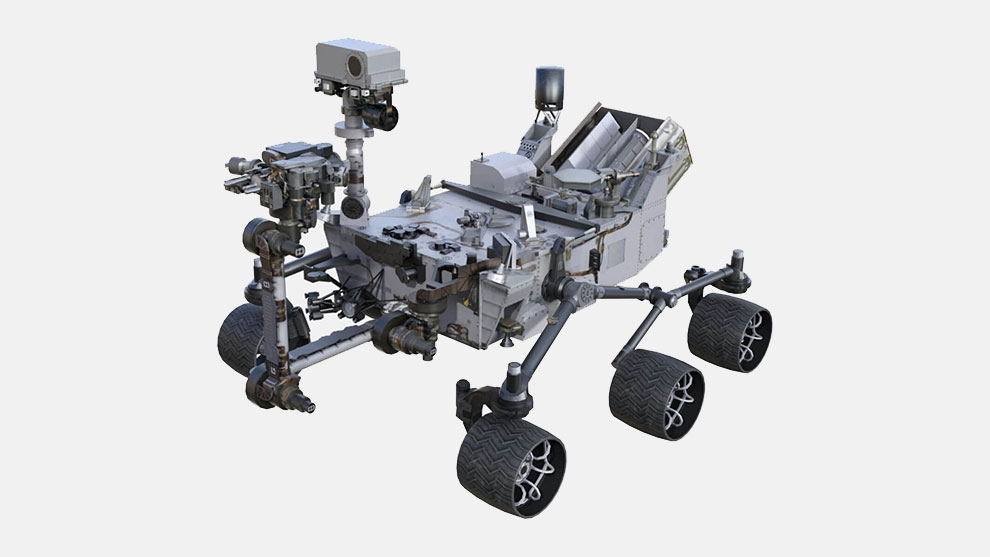 مدل سه بعدی ربات کاوشگر Nasa Curiosity Rover