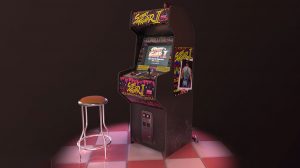 مدل سه بعدی دستگاه بازی Street Fighter II Arcade Cabinet