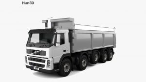 مدل سه بعدی کامیون ولوو Volvo FM Truck 2010