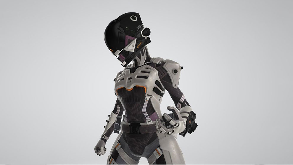مدل سه بعدی کاراکتر سایبر نینجا Wraith Cyber Ninja Apex