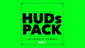 مجموعه فوتیج اجزای صفحه نمایش پیشرفته HUD Elements Pack Vol 1