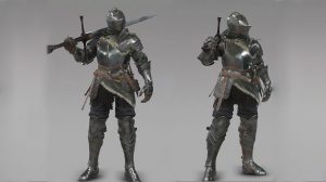 مدل سه بعدی شوالیه با شمشیر Ancient Knight with Sword