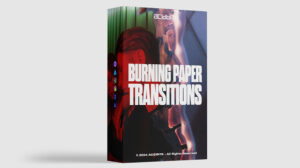 مجموعه فوتیج ترانزیشن سوختن کاغذ Burning Paper Transitions