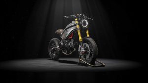 مدل سه بعدی موتورسیکلت دوکاتی Custom Ducati Scrambler