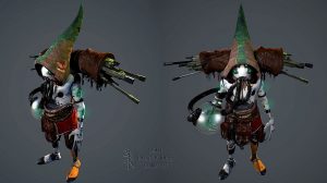 مدل سه بعدی کاراکتر تخیلی Gun Merchant Concept Character