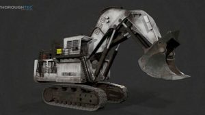 مدل سه بعدی بیل مکانیکی LIEBHERR R996 Excavator