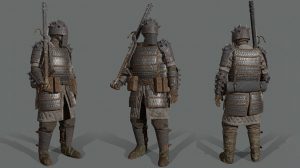 مدل سه بعدی کاراکتر جنگجو Northern Medium Armor