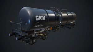 مدل سه بعدی مخزن نفت Oil Fuel Tanker