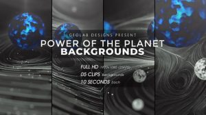 مجموعه فوتیج زمینه متحرک انتزاعی Power of the Planet Backgrounds