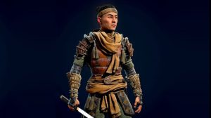 مدل سه بعدی جنگنده سامورایی ژاپنی Japan Samurai Warrior