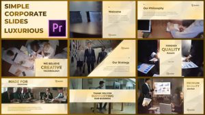 پروژه پریمیر اسلایدشو شرکتی Simple Corporate Slides Luxurious