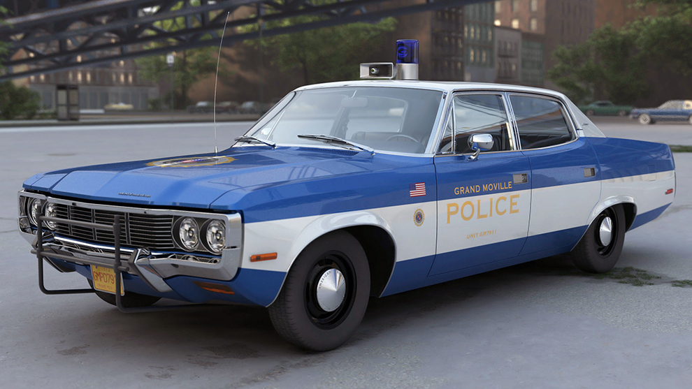 مدل سه بعدی ماشین پلیس AMC Matador Police