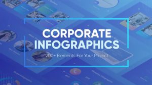 پروژه افترافکت اینفوگرافیک شرکتی Corporate Infographics