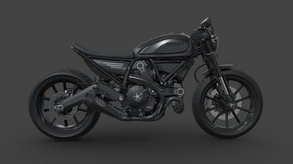 مدل سه بعدی موتور سیکلت دوکاتی Ducati Scrambler