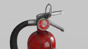 مدل سه بعدی کپسول آتش نشانی Fire Extinguisher