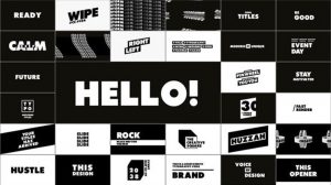 پروژه افترافکت نمایش عناوین تایپوگرافی Typography Titles